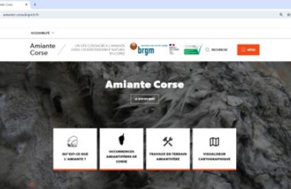 Site web Amiante Corse